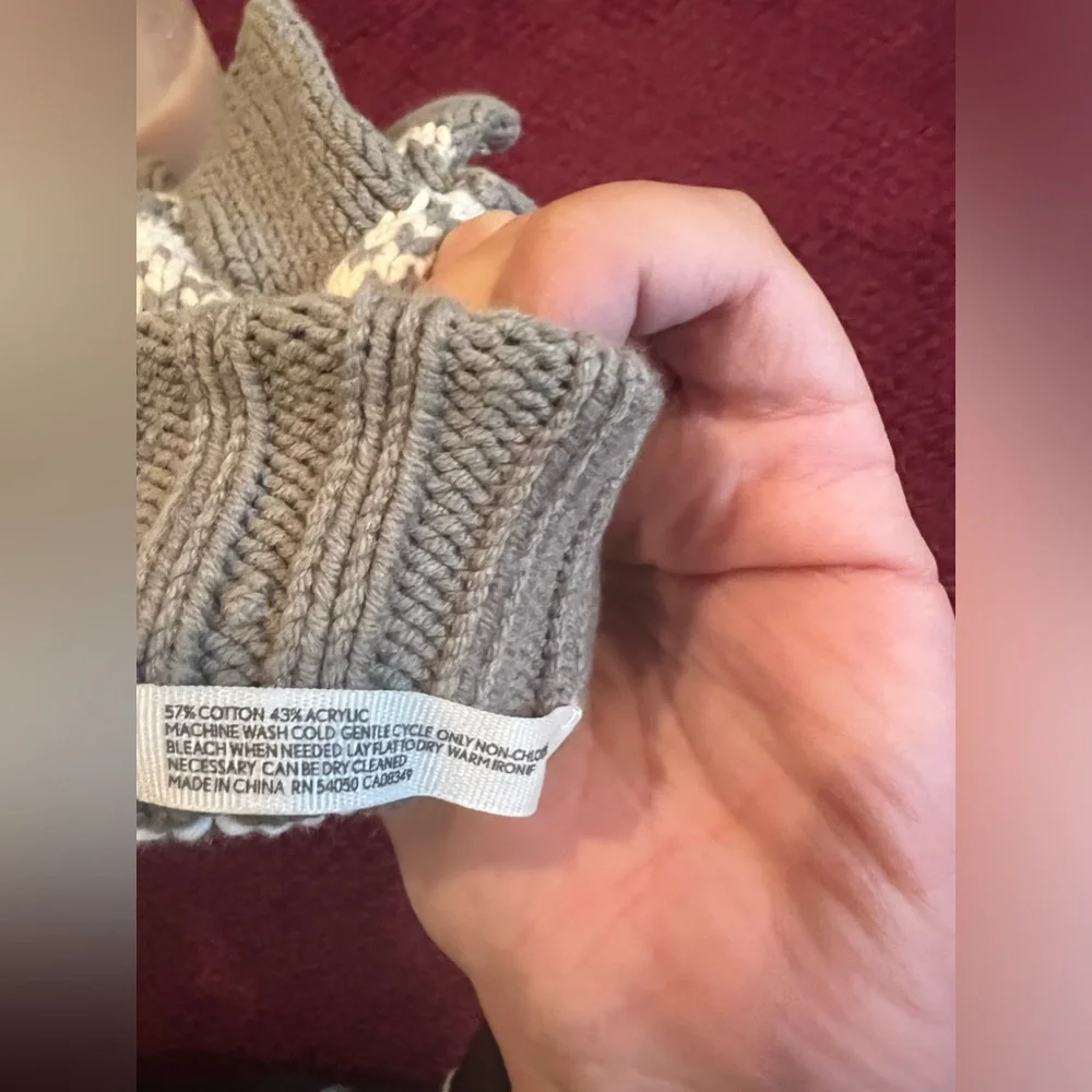 RACHEL RACHEL ROY gloves NWOT FINGERLESS GLOVES/MITTENS  GRAY AND WHITE